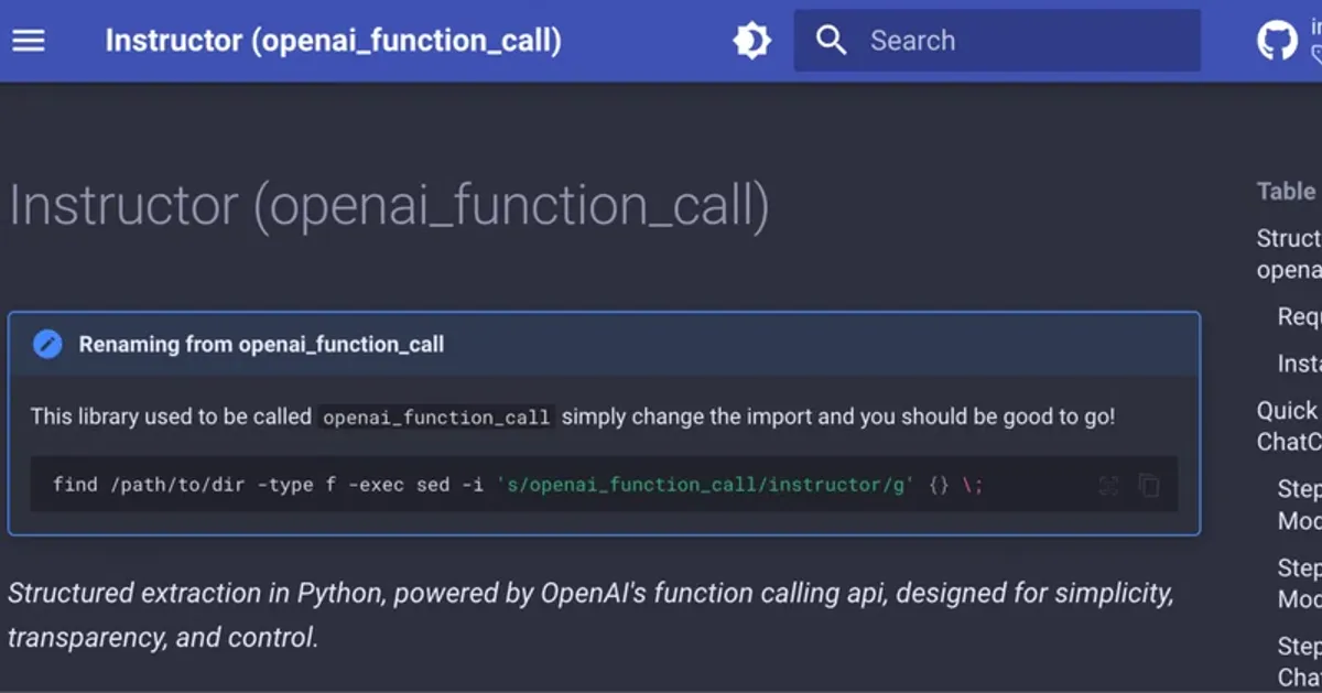 生成されるテキストのフォーマットをコントロールしやすくしてくれるライブラリ Instructor を試してみた
